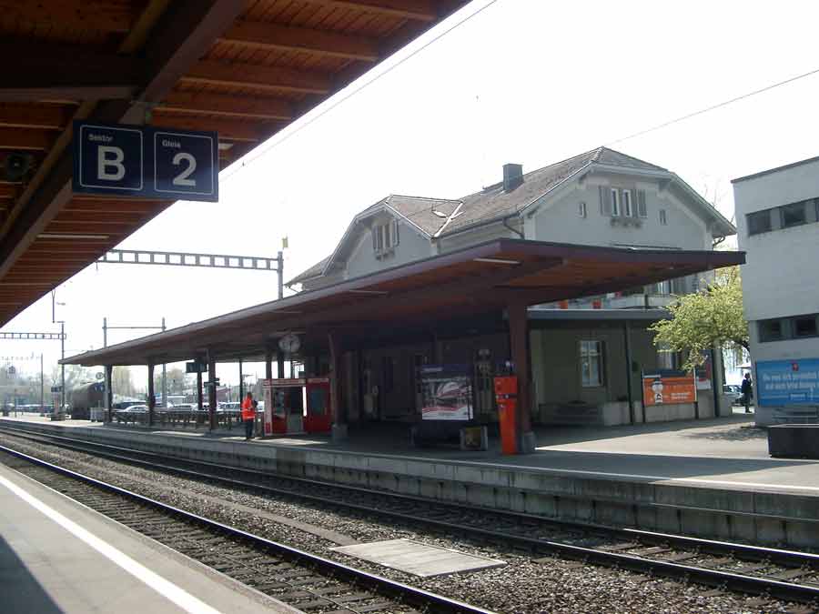 Bahnhof Zürich Tiefenbrunnen Rechtsufrige Zürichseebahn Golküstenlinie