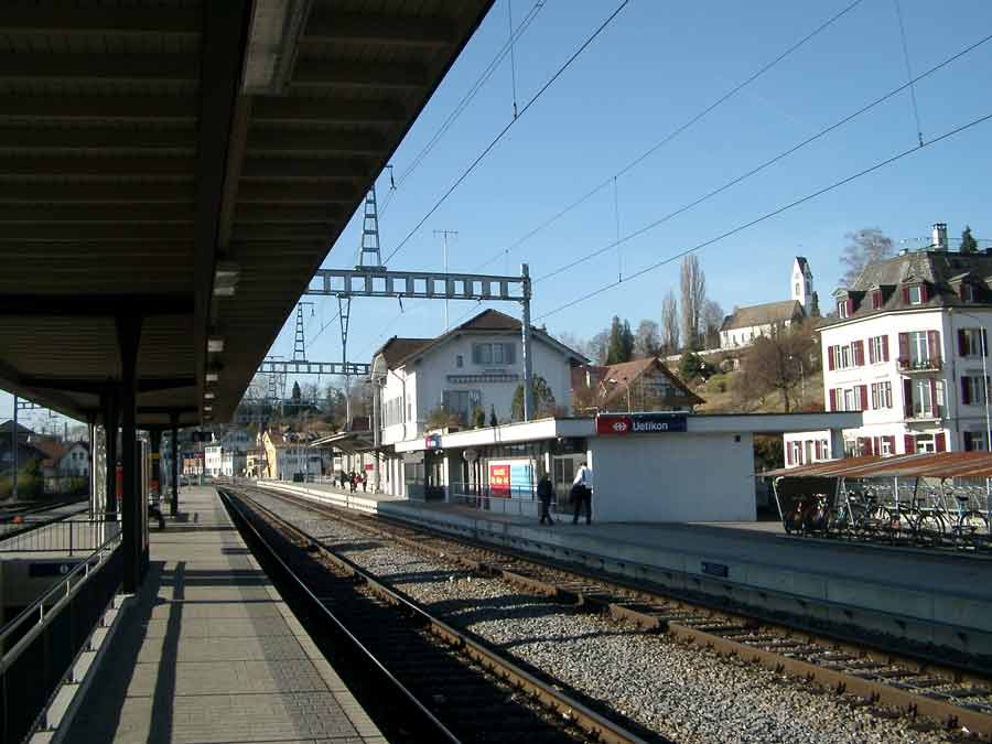 Bahnhof Uetikon Rechtsufrige Zürichseebahn Golküstenlinie